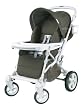 Peg Perego Uno Convertible Carriage to Stroller System in Pure Vapor