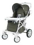Peg Perego Uno Convertible Carriage to Stroller System in Pure Vapor