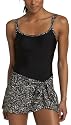 Christina Women's Tribal Road Black Swimdress