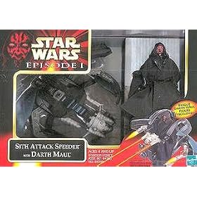 Star Wars Episode I Sith Attack Speeder with Darth Maul
