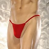 Mens 100% Knit Silk G String Red 41ThcZ3JQYL. SL160 Mens 100% Knit Silk G String Red