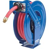 Coxreels T Series Supreme-Duty Air/Water Hose Reel with Hose - 1in. x 50ft., Model# TSH-N-650 41ThcrGHijL. SL160 Coxreels