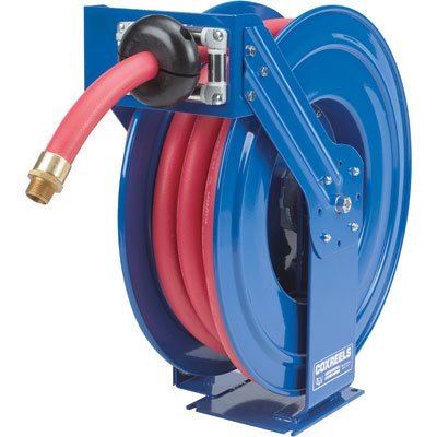 Coxreels T Series Supreme-Duty Air/Water Hose Reel with Hose - 1in. x 50ft., Model# TSH-N-650