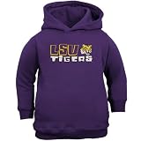NCAA LSU Tigers Toddler Purple Team Spirit Pullover Hoodie Sweatshirt