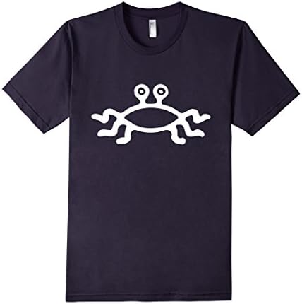 Men's Flying Spaghetti Monster FSM Logo Atheist Atheism T-Shirt 3XL Navy