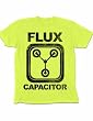 Back to the Future Flux Capacitor Neon Yellow T-Shirt Tee