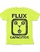 Back to the Future Flux Capacitor Neon Yellow T-Shirt Tee