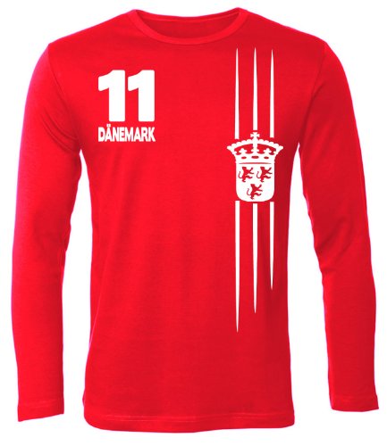 FUSSBALL WM 2014 – DÄNEMARK FANSHIRT 3219(HL-R) Gr. XL