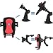 Car Mount, YUNSONG(TM) Super 3 in 1 Universal Adjustable Air Vent/ Windshield Car Phone Mount Holder Cradle for iPhone, Samsung & Other Smartphones- One Year Warranty