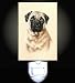 Pug Portrait Decorative Night Light