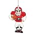 Georgia Bulldogs NCAA Acrylic Football Player Ornament (3.5)"