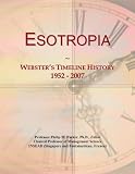 Esotropia: Webster's Timeline History, 1952 - 2007