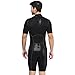 Phantom Aquatics Men's Marine Shorty Wetsuit, Black/Blue, XX-Large