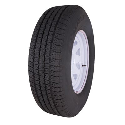 Carlisle 225/75x15 Radial Trail Trailer Tire/Wheel Load Range D (2540 lbs.) 6-Hole