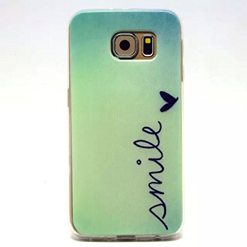 S6 Case, Galaxy S6 Case, Speedup Fashion Slim Fit Flexible Ultra Thin Art Pattern Soft TPU Protective Skin Cover Case for Samsung Galaxy S 6 G920 (2015)(Smile) S6 Case, Galaxy S6 Case, Speedup Fashion Slim Fit Flexible Ultra Thin Art Pattern Soft TPU Protective Skin Cover Case for Samsung Galaxy S 6 G920 (2015)(Smile)