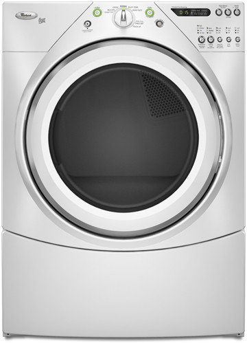 Whirlpool Duet Series WED9200SQ 27 Electric Dryer with 7 Automatic Cycles  AccelerCare Drying System  Wrinkle Protection & Electronic Controls