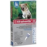 Advantix II K9 Blue - 6-Month Treatment for Extra Large Dogs Over 55 lbs -- 6 Tubes