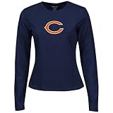 Reebok Chicago Bears Navy Blue Ladies Logo Premier Too Long Sleeve T-shirt