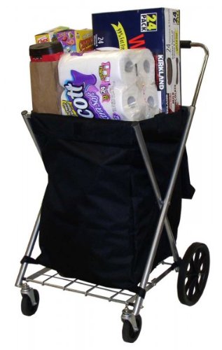 Easy Wheels Canvas Cart, Black