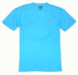 Polo Ralph Lauren Mens Pony Logo T-Shirt (M, Carribean blue)