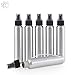 All 4 You Aluminum Mist Spray Atomizer Bullet style Bottles (6-pack)