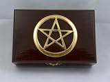 Pentacle Tarot Box with Gold Paten
