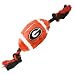 Georgia Bulldogs Two Tone Plush Football Dog Toy