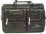 Compucase Wheeled Vinyl Computer Portfolio, Black