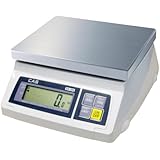 CAS SW-1 (50) SW Series Portion Control Bench Scale, 50lb Capacity, 0.02lb Readability