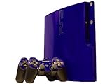 Sony PlayStation 3 Slim Skin (PS3 Slim) - NEW - COBALT BLUE system skins faceplate decal mod