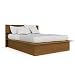 Sonax Contemporary Double Bed Eternity Walnut Manning Collection