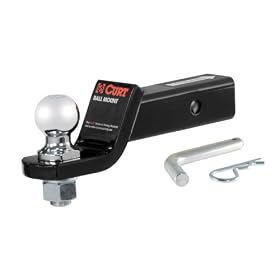 Curt Manufacturing 45036 2 In Drop Loaded Ball Mount W/ 2 In Ball