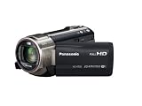 Panasonic V720 Full HD Camcorder - Black (20.4MP, 1920 x 1080P, New MOS High Sensitivity Sensor, 50x Intelligent Zoom) 3 inch LCD