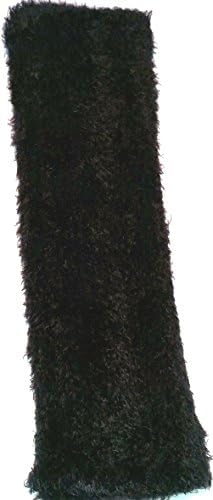 Black, Sheepskin Alternative - Luxurious SEATBELT SOOTHIES Seat Belt Cover Shoulder Pad Car Accessory - Aloe-Infused - Safe on Clothes - Great Gift! qty 1