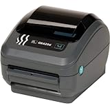 Zebra GK420d Monochrome Desktop Direct Thermal Label Printer with Fast Ethernet Technology, 5 in/s Print Speed, 203 dpi Print Resolution, 4.09" Print Width, 100-240V AC