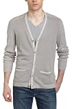 Converse by John Varvatos  Men's Long Sleeve Linen Blend Ribbed Cardigan