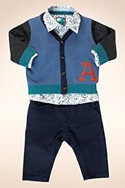 3 Piece Autograph Pure Cotton Floral Shirt Outfit