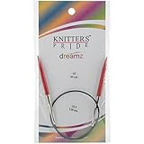 Knitter's Pride 8/5mm Dreamz Fixed Circular Needles, 16"