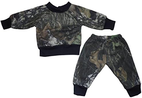 JLCK Little Boys Fleece Sweatshirt & Pants Set Mossy Oak Camo (TODDLER 2-3)