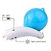 HITOP Cute Bird Shape Design Smart Dusk to Dawn Light Control LED Night Light With Switch (Blue)