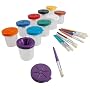 Non-Spill Paint Pots & Brushes Set