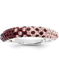 Sterling Silver Swarovski Elements Norman Spirit Domed Ring