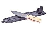 Ontario Afghan Fixed Blade Knife Plain Edge Orange G-10