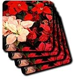 Holidays - Poinsettia - Coasters