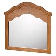 South Shore 3232147 Prairie Collection 41" Mirror, Country Pine