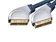 Clicktronic HC 1-150 21-polig belegt Scartkabel mit Ferritkernen (vergoldete Kontakte) 1,5 m