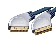 Clicktronic HC 1-150 21-polig belegt Scartkabel mit Ferritkernen (vergoldete Kontakte) 1,5 m