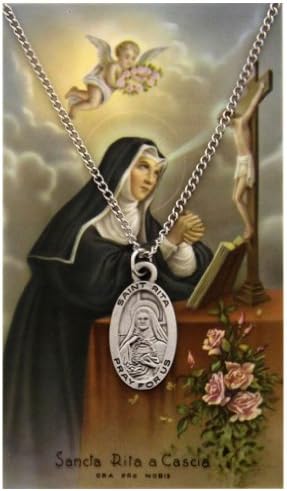 St. Rita of Cascia Medal with Prayer Card