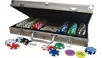 300 Piece Poker Set In Metal Case Chips Cards Dice 11.5g