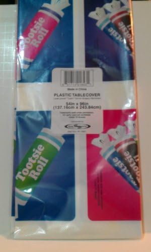 Tootsie Roll Party Supply Plastic Tablecover (1 pc)